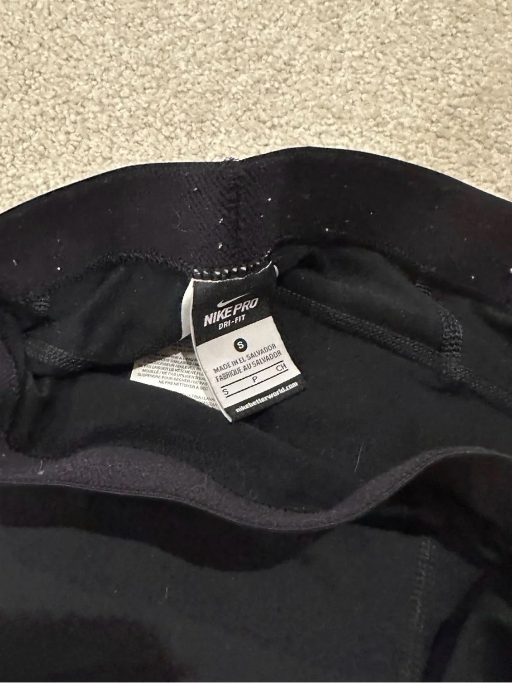 Nike Black Dri-FIT Performance Leggings Size S